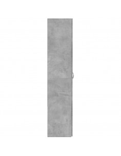 Schedario Grigio Cemento 60x32x153 cm in Truciolato