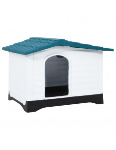 Casetta per Cani Blu 90,5x68x66 cm in Polipropilene 2