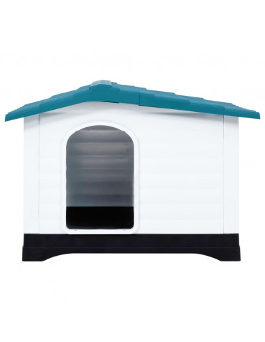 Casetta per Cani Blu 90,5x68x66 cm in Polipropilene