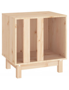 Casetta per Cani 50x40x52 cm in Legno Massello di Pino 2