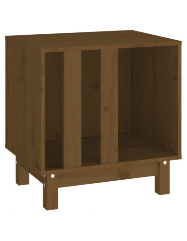 Casetta per Cani Miele 50x40x52 cm in Legno Massello di Pino