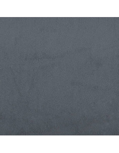 Set di Divani 4 pz con Cuscini e Rinforzi Grigio Scuro Velluto