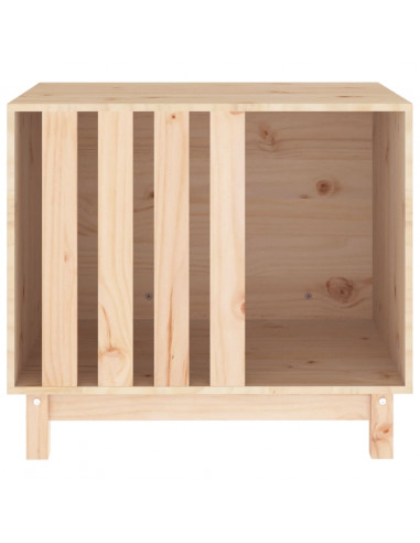 Casetta per Cani 70x50x62 cm in Legno Massello di Pino
