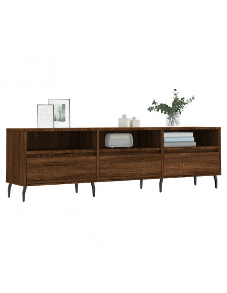 Mobile Porta TV Rovere Marrone 150x30x44,5 cm Legno Multistrato