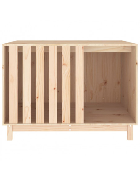 Casetta per Cani 100x70x72 cm in Legno Massello di Pino