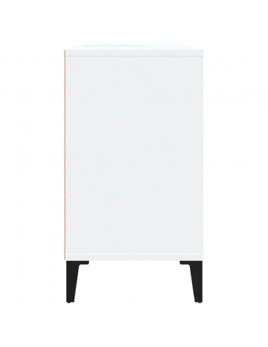 Mobile Lavabo Bianco 80x33x60 cm in Legno Multistrato