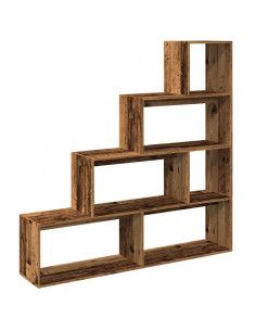 Libreria a 4 Ripiani Legno Vecchio 143,5x29x143,5 cm Truciolato 2