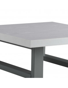 Set Mobili da Bagno 2 pz Ceramica Bianco