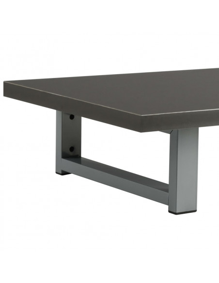 Set Mobili da Bagno 2 pz Ceramica Grigio
