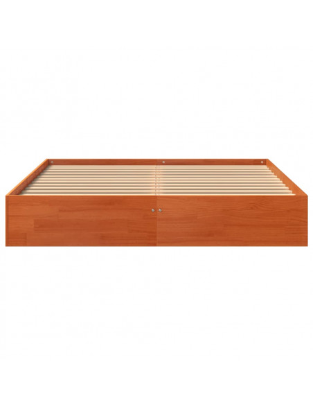 Giroletto Marrone Cera 140x190 cm in Legno Massello di Pino