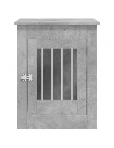 Gabbia Cani Arredamento Grigio Cemento 55x80x68cm Multistrato