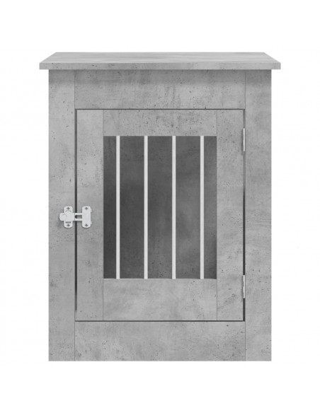 Gabbia Cani Arredamento Grigio Cemento 55x80x68cm Multistrato