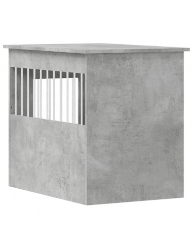 Gabbia Cani Arredamento Grigio Cemento 55x80x68cm Multistrato