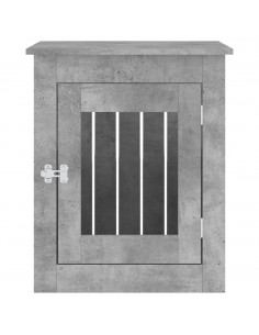 Gabbia Cani Arredamento Grigio Cemento 55x75x65cm Multistrato 2