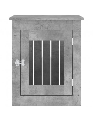 Gabbia Cani Arredamento Grigio Cemento 55x75x65cm Multistrato