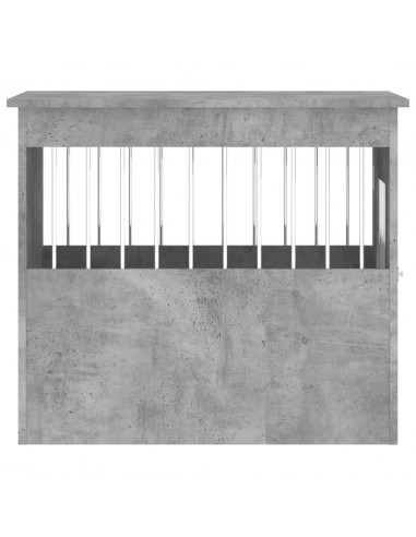 Gabbia Cani Arredamento Grigio Cemento 55x75x65cm Multistrato