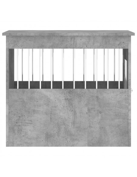 Gabbia Cani Arredamento Grigio Cemento 55x75x65cm Multistrato