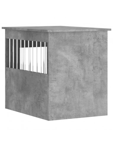 Gabbia Cani Arredamento Grigio Cemento 55x75x65cm Multistrato