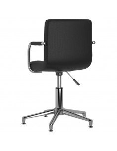 Sedia da Ufficio Girevole Nera in Similpelle