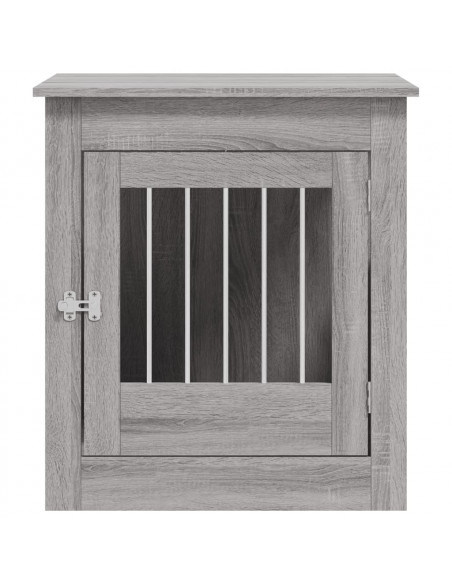 Gabbia Cani Arredamento Grigio Sonoma 64,5x80x71cm Multistrato