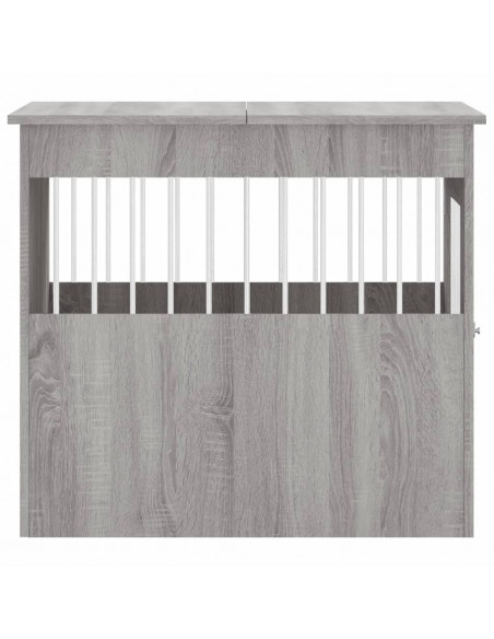 Gabbia Cani Arredamento Grigio Sonoma 64,5x80x71cm Multistrato