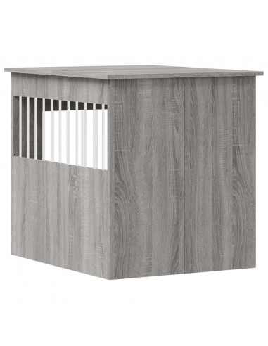 Gabbia Cani Arredamento Grigio Sonoma 64,5x80x71cm Multistrato