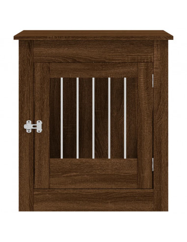 Gabbia Cani Arredamento Rovere Marrone 64,5x80x71cm Multistrato