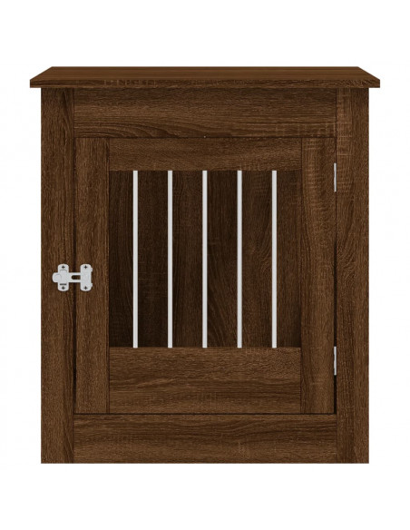 Gabbia Cani Arredamento Rovere Marrone 64,5x80x71cm Multistrato