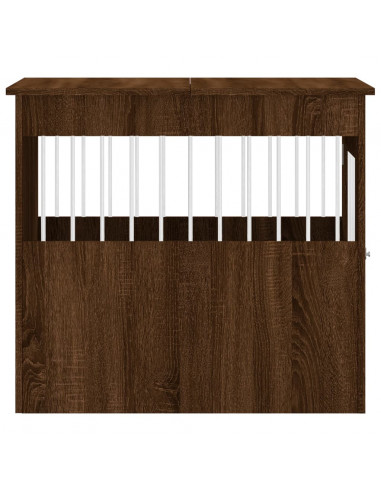 Gabbia Cani Arredamento Rovere Marrone 64,5x80x71cm Multistrato