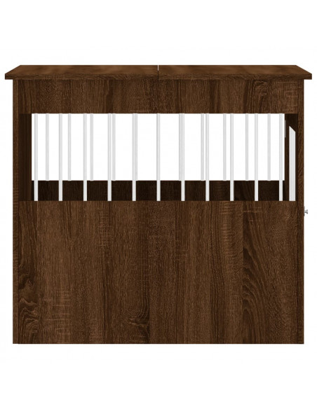 Gabbia Cani Arredamento Rovere Marrone 64,5x80x71cm Multistrato
