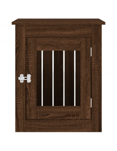 Gabbia Cani Arredamento Rovere Marrone 55x75x65cm Multistrato