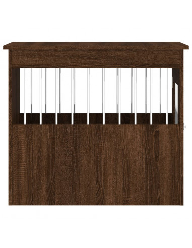 Gabbia Cani Arredamento Rovere Marrone 55x75x65cm Multistrato