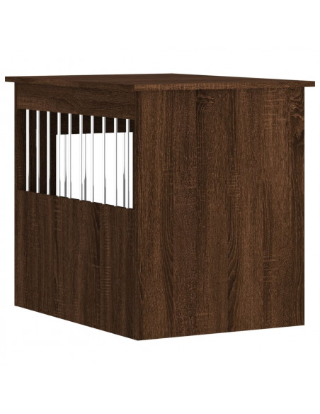 Gabbia Cani Arredamento Rovere Marrone 55x75x65cm Multistrato