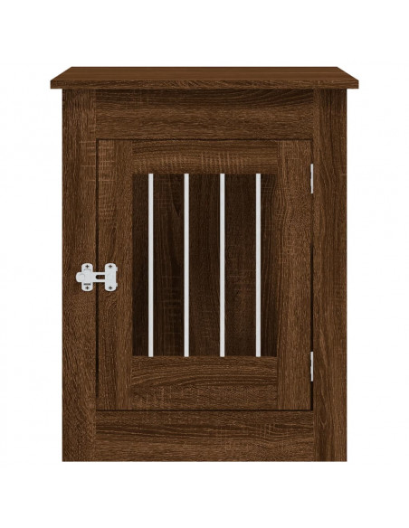 Gabbia Cani Arredamento Rovere Marrone 55x80x68cm Multistrato