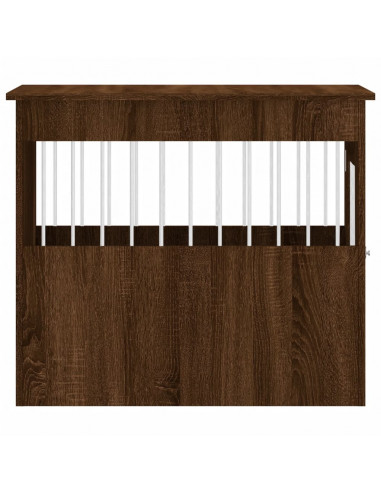 Gabbia Cani Arredamento Rovere Marrone 55x80x68cm Multistrato