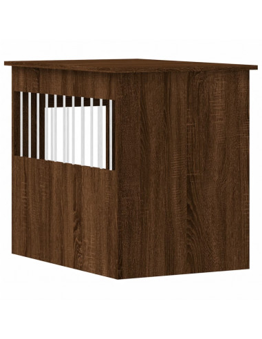 Gabbia Cani Arredamento Rovere Marrone 55x80x68cm Multistrato