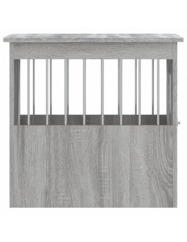 Gabbia Cani da Arredamento Grigio Sonoma 45x62x59cm Multistrato
