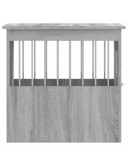 Gabbia Cani da Arredamento Grigio Sonoma 45x62x59cm Multistrato