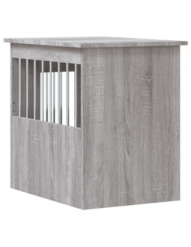 Gabbia Cani da Arredamento Grigio Sonoma 45x62x59cm Multistrato