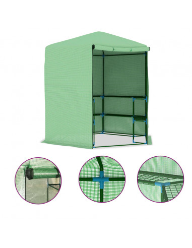 Serra con Ripiani in Acciaio 227x223 cm