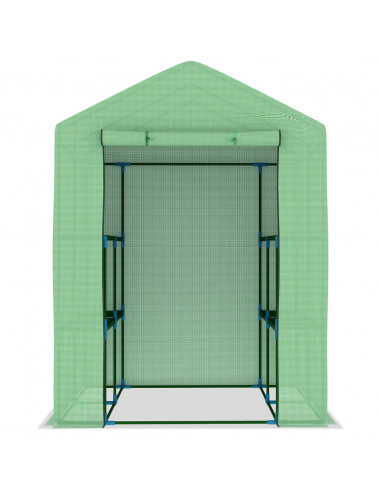 Serra con Ripiani in Acciaio 143x143x195 cm