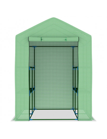 Serra con Ripiani in Acciaio 143x143x195 cm