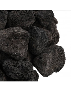 Rocce Vulcaniche 10 kg Nere 3-5 cm