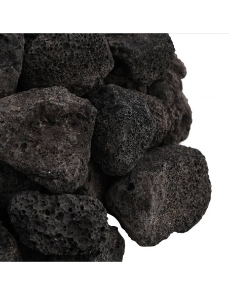 Rocce Vulcaniche 10 kg Nere 3-5 cm