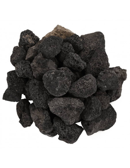Rocce Vulcaniche 10 kg Nere 3-5 cm