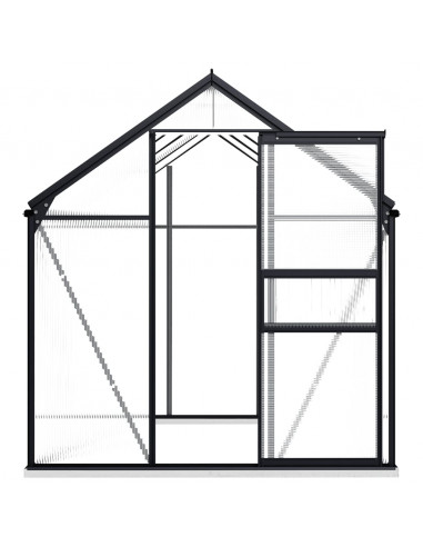 Serra con Telaio Base Antracite 4,75 m² in Alluminio