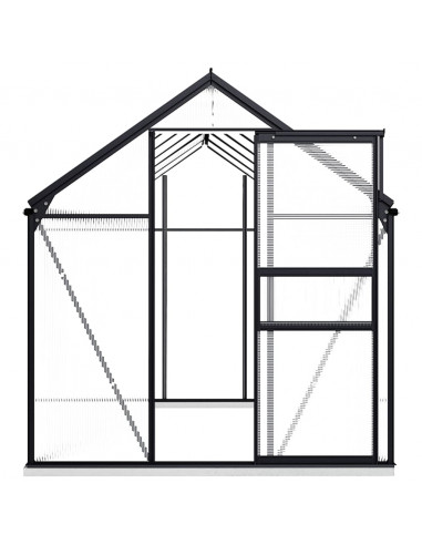 Serra con Telaio Base Antracite 7,03 m² in Alluminio