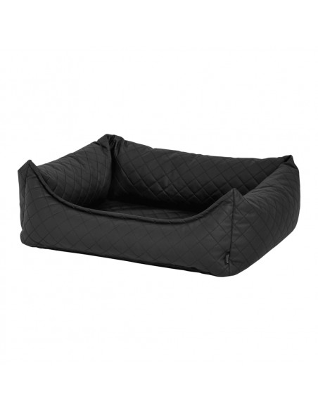 Madison Letto per Cani Skai Check 80x67x22 cm Grigio