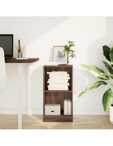 Libreria Rovere Marrone 40x24x76 cm in Legno Multistrato