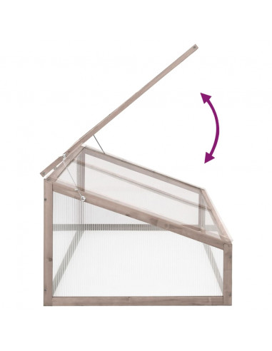 Serra Grigia 110x58,5x39 cm Legno di Abete